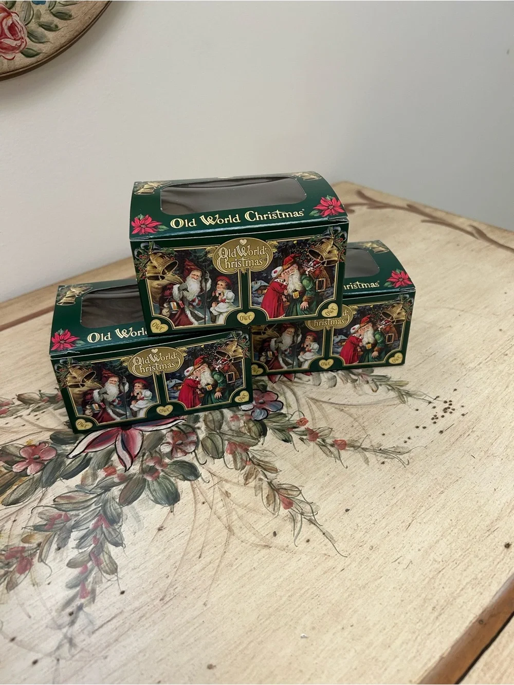 Old World Christmas Ornament Boxes
